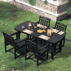 HDPE Outdoor Patio Dining Set - Image 7