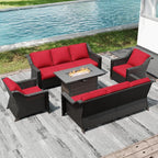 Joyside Wicker Patio Furniture Sets, 5 Pieces Upgraded Large Size Outdoor - Image 6