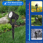 T-SUNUS RGB Solar Spot Lights Outdoor Christmas, Color Changing Landscape - Image 6