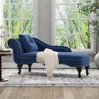 Merax 62'' Velvet Chaise Lounge Indoor by Merax
