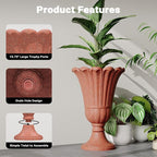 23" Tall Planters for Outdoor Plants Set of 2, Planter - Image 4
