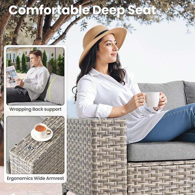 ovios 9-Piece Patio Furniture Set - Image 7