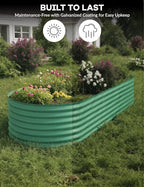 GarveeLife 10x4x1.5 ft Galvanized Raised Garden Bed - Image 4