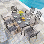 PHI VILLA 7 Piece Outdoor Dining Set - Image 7