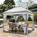 Yaheetech 11x11 Pop Up Gazebo Outdoor Canopy Shelter, Instant Patio Gazebo Sun - Image 2