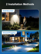 Brightown 6 Pack Solar Motion Lights Outdoor Waterproof, Motion Sensor Spot - Image 6