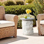 LuxenHome 18.7" Outdoor Side Tables - Image 5