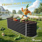 YITAHOME 24" Tall 9 in 1 Large Raised Garden Bed Kit, Outdoor Above Ground - Image 8