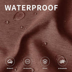 Easy-Going Linen Look Outdoor Curtains Waterproof Windproof Porch Curtains - Image 2