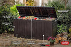 Keter Marvel Plus 71 Gallon Resin Outdoor Storage Box - Image 3