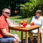 Sunnydaze Solid Teak Wood Outdoor Dining Table - Image 8