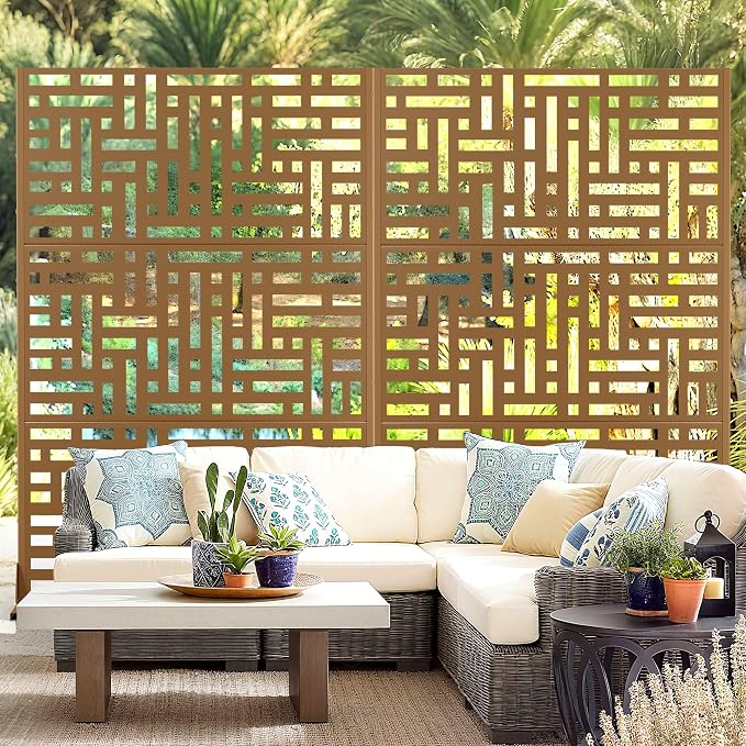 Outdoor Privacy Screen, Freestanding Privacy Fence Panels - Image 7