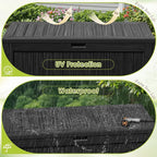 Devoko 125 Gallon Outdoor Storage Box, Waterproof Resin Deck Box - Image 6