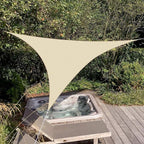 Patio Paradise 7' x 7' x 7' Sun Shade Sail Triangle Canopy Shade Cloth Fabric - Image 6
