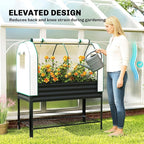 Outsunny Galvanised Raised Garden Bed - Image 5