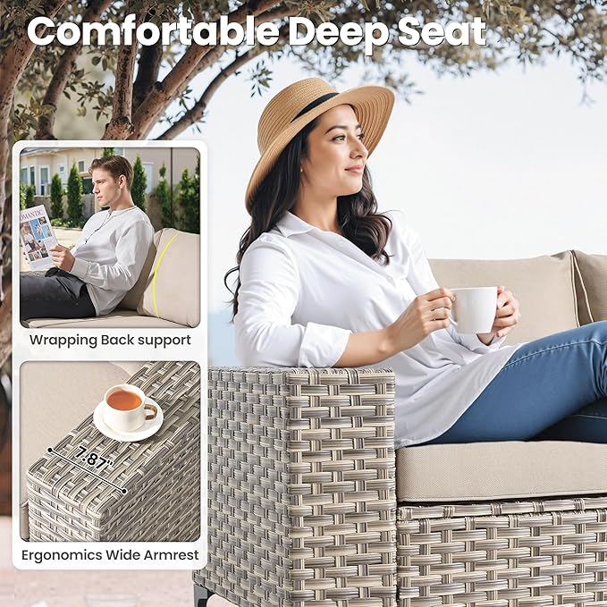 ovios 4-Piece Patio Furniture Set - Image 4