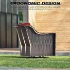 Joyside Wicker Patio Furniture Sets, 6 Pieces Upgraded Large Size Outdoor - Image 5