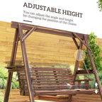 Outsunny 3 Seat Porch Swing - Image 5