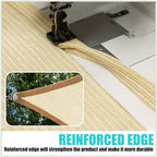 Amgo Custom Size 11' x 17' x 20.2' Black Right Triangle Sun Shade Sail UPF50+ - Image 4