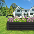 2PCS 8x4x1FT Galvanized Raised Garden Bed, Planter Raised Beds-Metal Garden Box - Image 8
