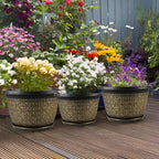 8 Inch Plant Pots, 4 Pack Flower Pot Outdoor - Image 2