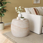 Christopher Knight Home Jayme 20.25" Indoor Outdoor Oval Accent Side Table - Image 4