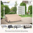 3-Seater Outdoor Couch Cover, 93Wx40Dx35H inches Outdoor Furniture Covers - Image 3
