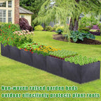 POILKMNI 12x2x1ft Fabric Raised Garden Bed - Image 7
