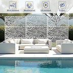 Outdoor Privacy Screen, Freestanding Privacy Fence Panels - Image 3