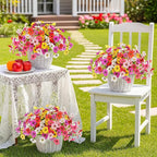 MACTING 12 Bundles Artificial Spring Flowers - Image 6