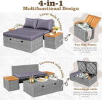 Flamaker Outdoor Rattan Lounge Chair - Image 4