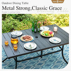 Sophia and William Outdoor Patio Dining Set - Image 6