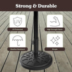 Umbrella Base - Heavy-Duty 19lbs Weighted Outdoor Stand - Image 6