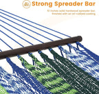 Lazy Daze Hammocks 10.5 FT Double 2 Person Caribbean Rope Hammock, Hand Woven - Image 5