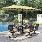 PHI VILLA 7 Pieces Outdoor Dining Set - Image 2