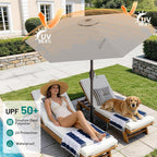 AreShark 7.5FT Patio Umbrella Table Market Umbrella - Image 4