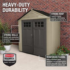 Rubbermaid Resin Outdoor Storage Shed - Image 4