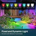 Linkind Solar Lights Outdoor Waterproof IP65, StarRay RGB Solar Spot Lights - Image 3