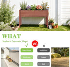Raised Garden Bed with Legs, Outdoor Wood Elevated Planter Box, Thick Legs - Image 8