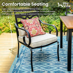 PHI VILLA 5 Pieces Outdoor Dining Set - Image 4