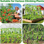 Cucumber Trellis for Raised Bed, U-Shape Garden Trellis for Climbing Plants - Image 6