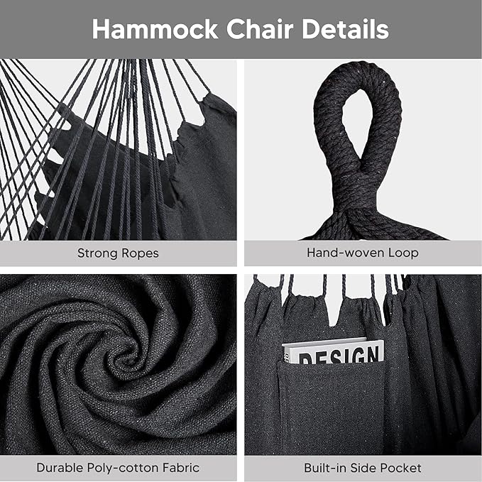 SUNCREAT 2-in-1 Hammocks Hammock Chair - Image 6