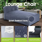 Outdoor Bean Bag Lounger Chair, Big Comfy Outdoor Daybed - Image 5