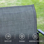VICLLAX 5 Pieces Patio Dining Set, Outdoor Furniture Set Includes 41.2" Round - Image 5