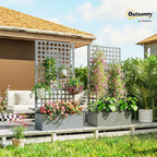 Outsunny Galvanized Raised Garden Bed - Image 2