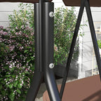 Outsunny 3-Seat Outdoor Patio Swing Chair - Image 9