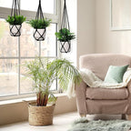 YIBOT Macrame Plant Hanger Indoor Set of 2 - Image 8