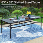 PHI VILLA 9 Pieces Outdoor Dining Set - Image 3