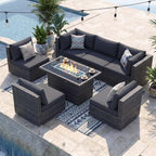 NICESOUL Extra Large Rattan Patio Furniture Set - Image 2