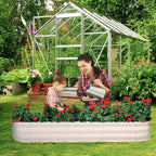 GADI 67-Inch Raised Garden Bed, Metal Planter Box - Image 2